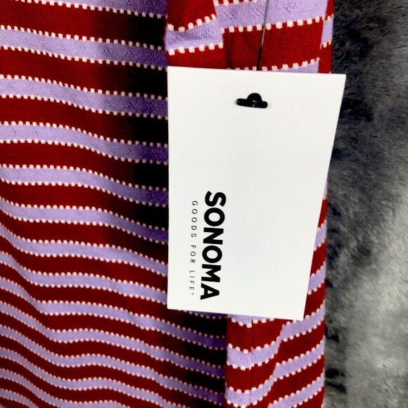 Sonoma Woman’s Tank Top Large Stripped Shirt - Picture 2 of 10